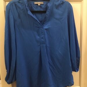 NY Collection Royal Blue Blouse Size Small
